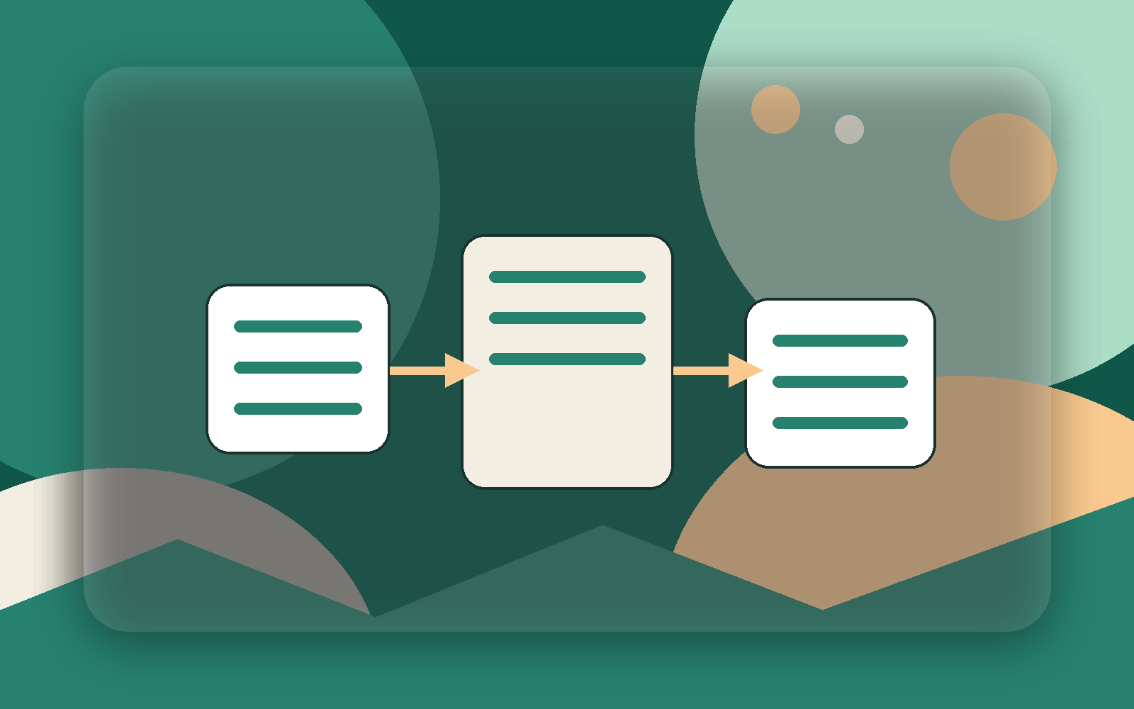 Editorial illustration showing a documented process, case flow, and decision path for a reporting office.