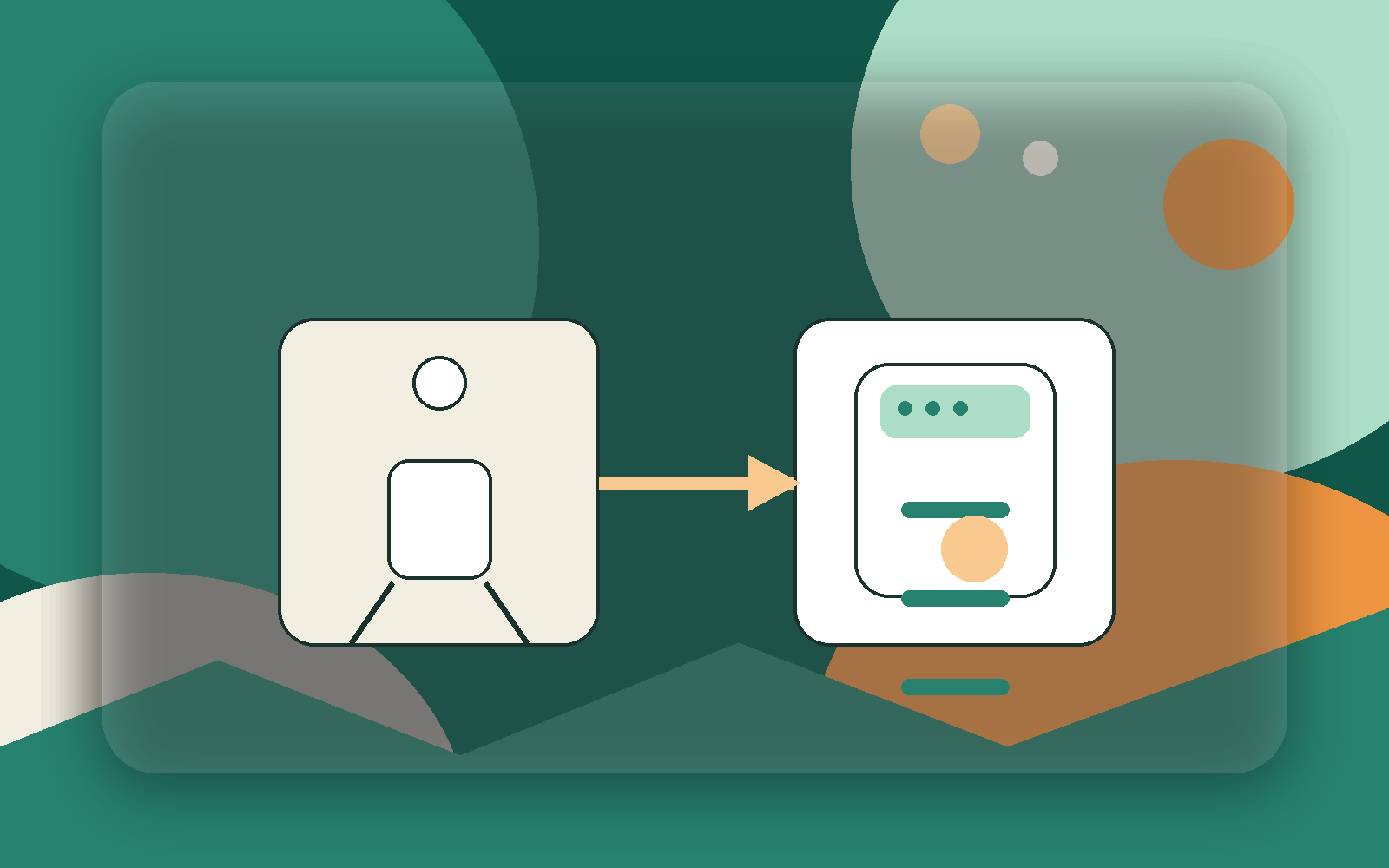 Editorial illustration showing several organisations connected to one structured reporting platform.